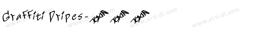 Graffiti Dripes字体转换